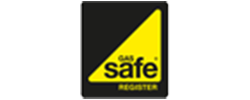 Gas safe registered certificate qualification logo.