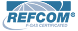 Refcom f gas certificated logo, my certificate number is REF1016368.